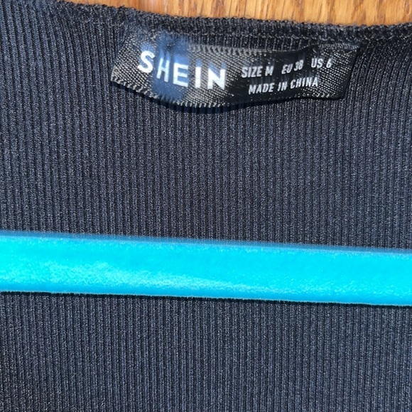 Split shirt black and white - Picture 3 of 4